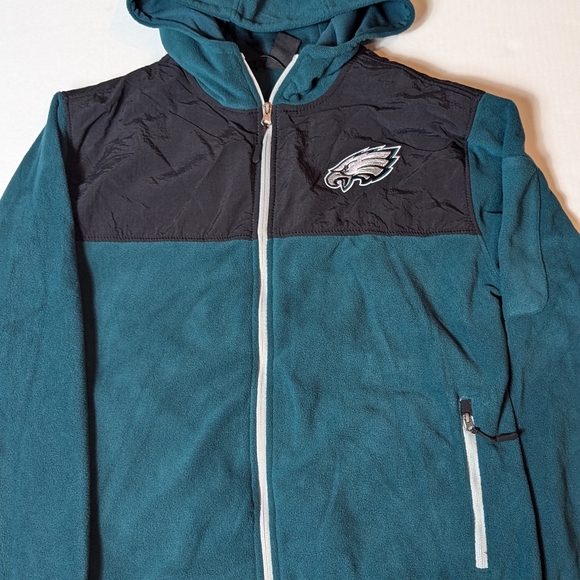 Philadelphia Eagles Full-Zip Hooded Jacket - NFL Official Team Apparel - Picture 3 of 6